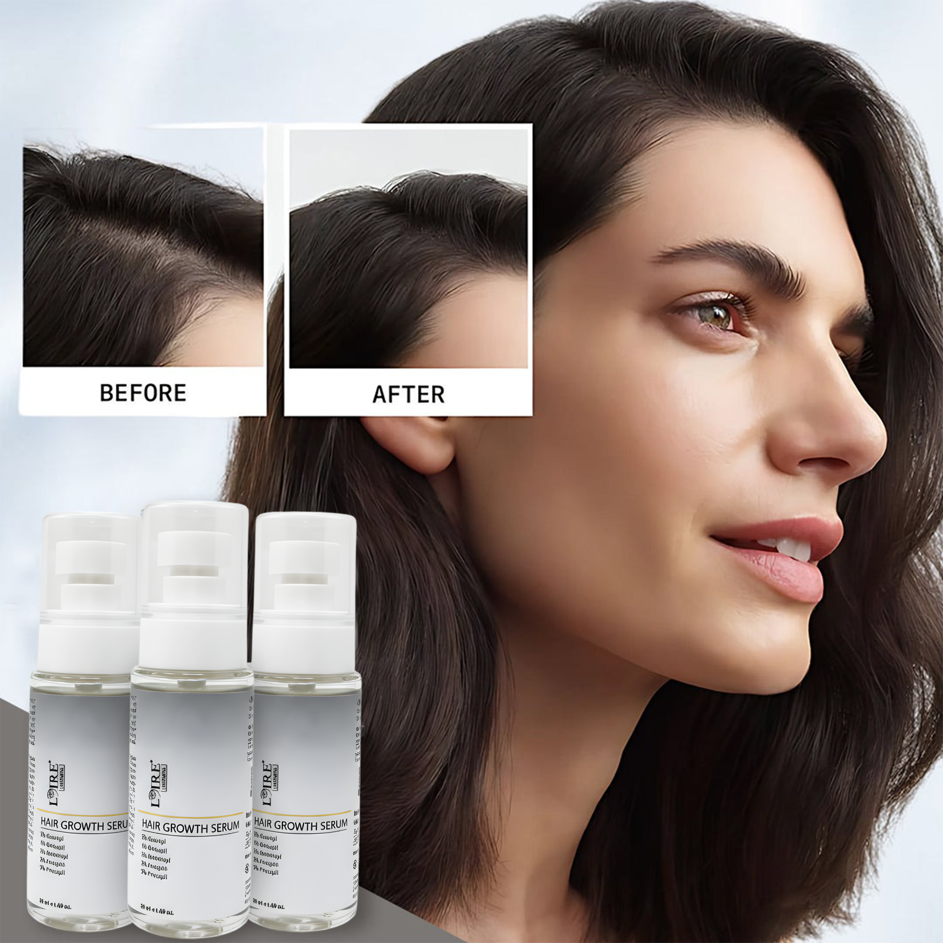 Hair Growth Serum - Black Gradient – Redensyl & Anagain – Hair Growth & Fall Control | 50 ml