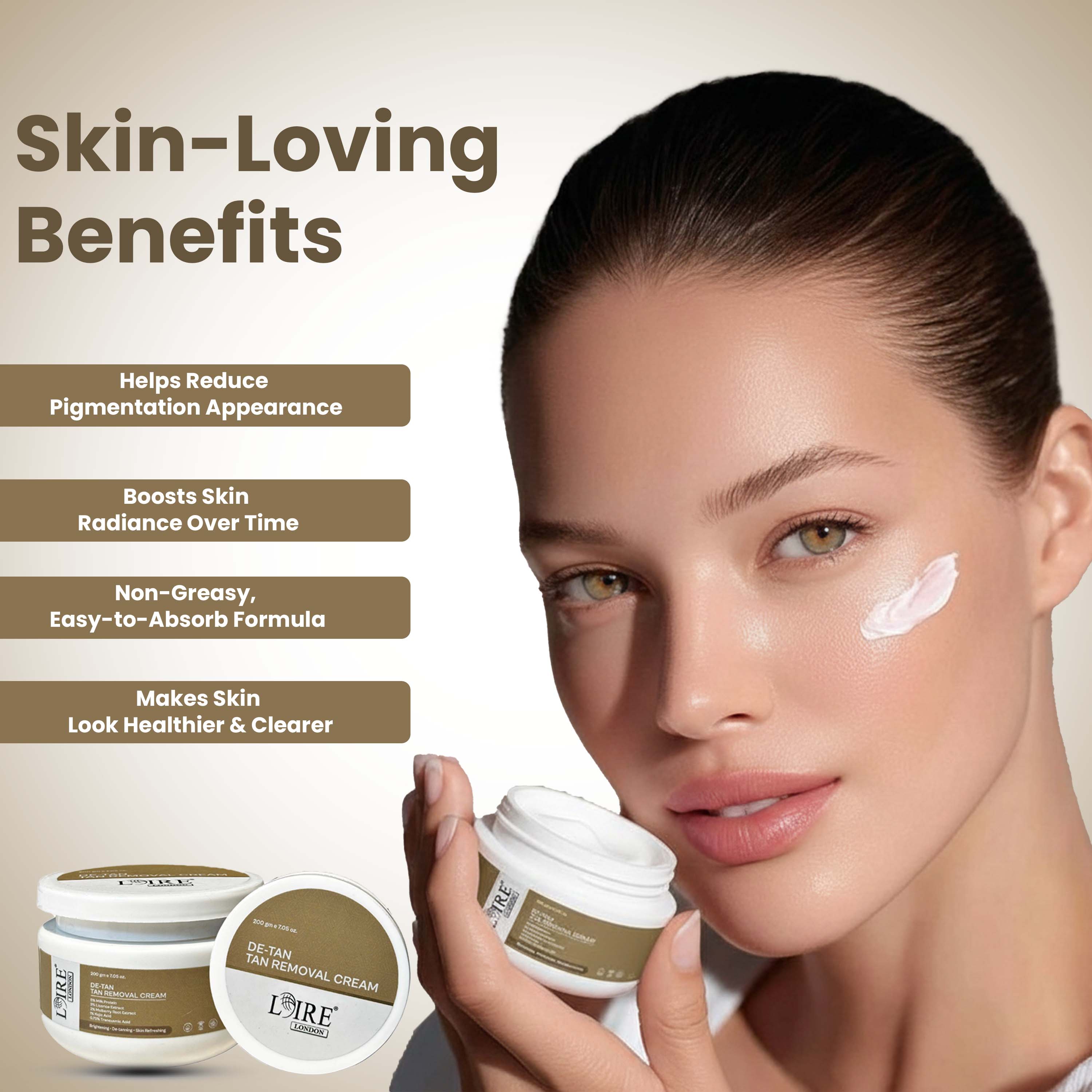 Loire D-Tan Cream – Advanced Tan Removal & Skin Brightening Treatment